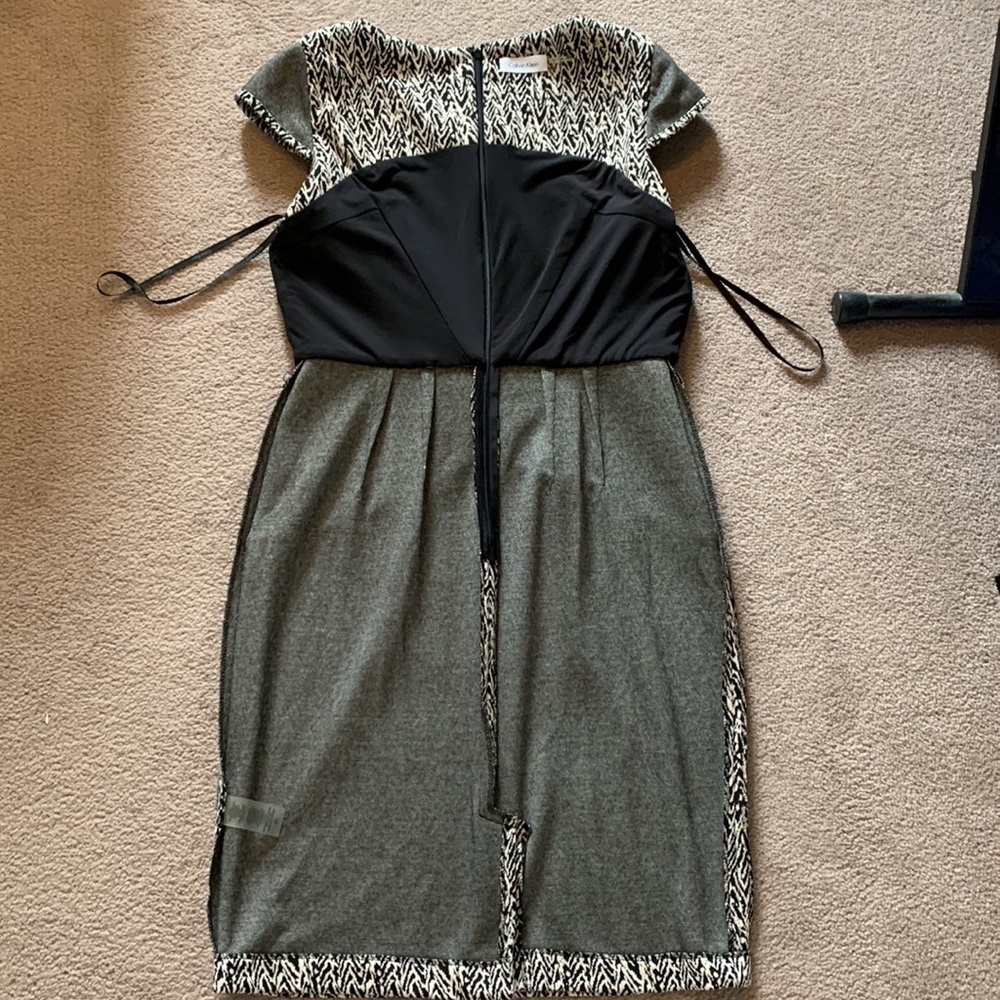 Brand new Calvin Klein tweed sheath dress size 10 with tags - Picture 5 of 6